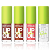 Rosarden Hydrating Lip Oil Gloss Set, 4 Pack Tinted Plumping Lipgloss Set, Long Lasting Lip Tint Lip Care Oil, Clear Tint Shiny Jelly Lip Gloss Lip Oil, Thanksgiving Gift Set